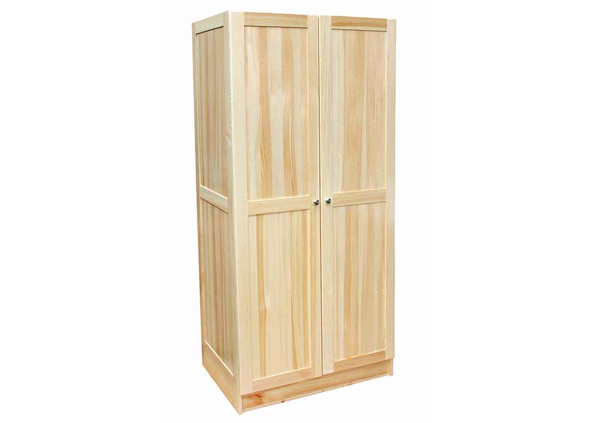 Ντουλάπα Δίφυλλη Μασίφ 2, 84/178/51εκ., Genomax