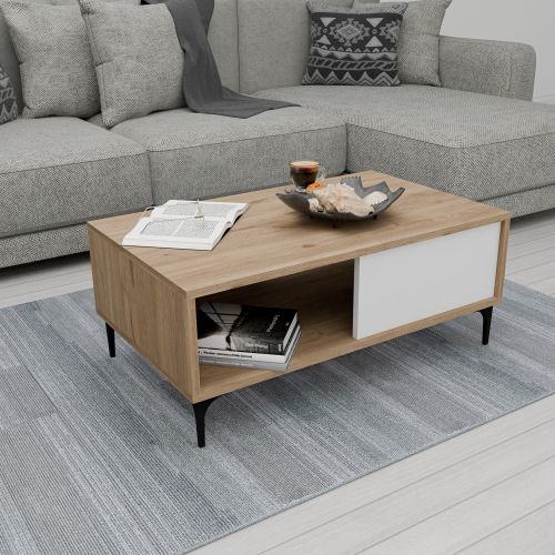 Τραπέζι Σαλονιού Orta Sehra Benito 2099 90x54x38,6 Εκ., All4home