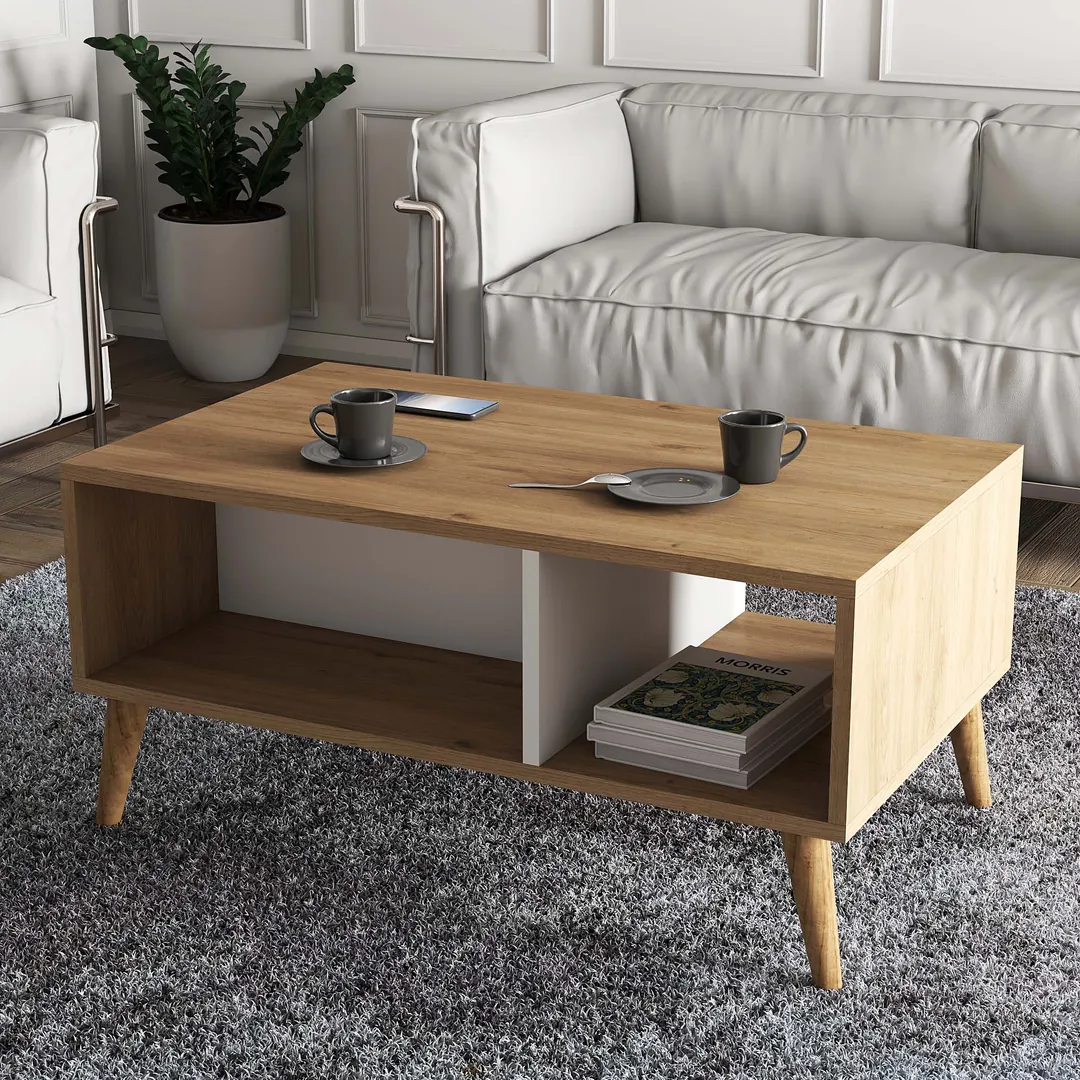 Τραπέζι Σαλονιού Orta Sehra Exxen 2074 90x54x44,1 Εκ., All4home