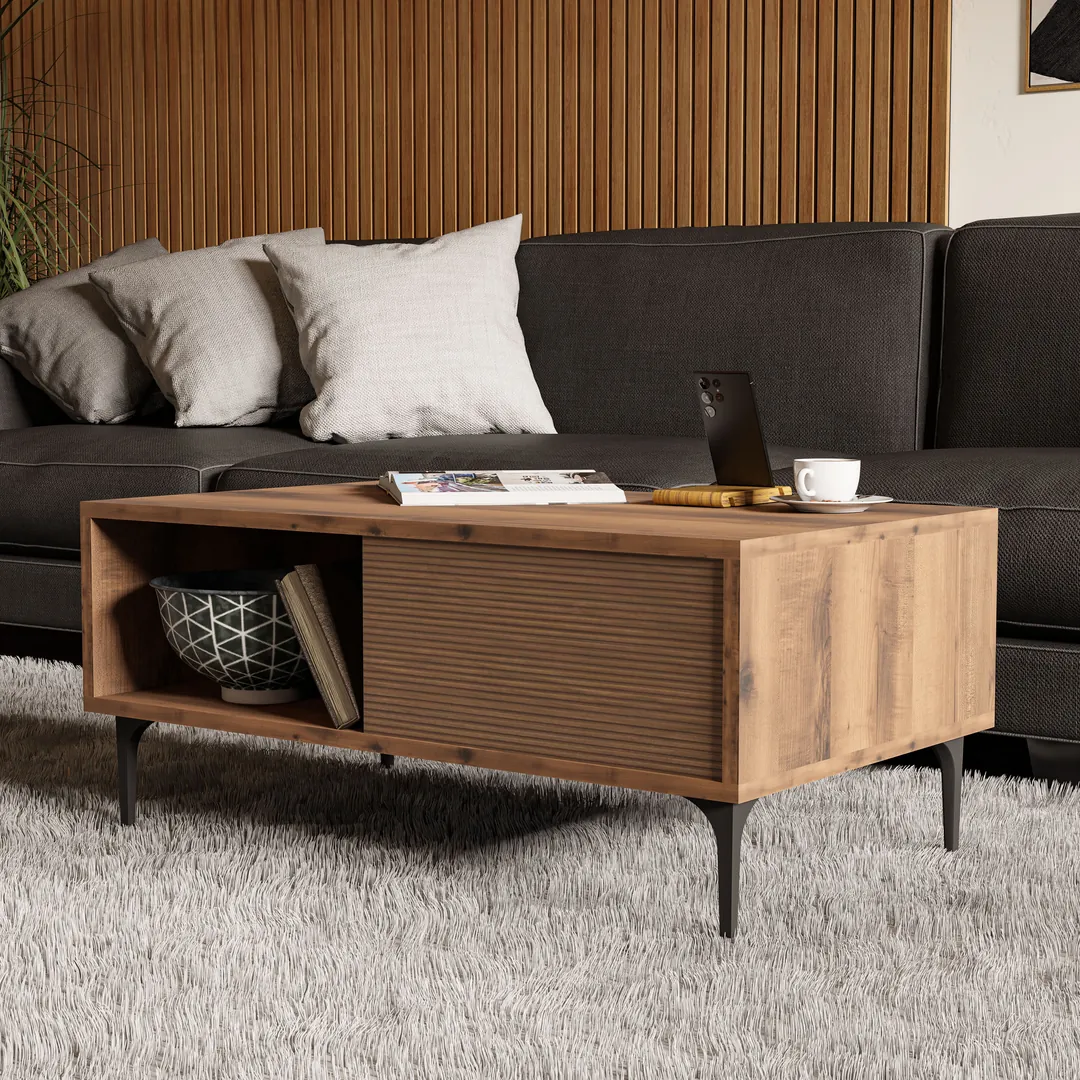 Τραπέζι Σαλονιού Orta Sehra Vision 2090 90x54x40,6 Εκ., All4home