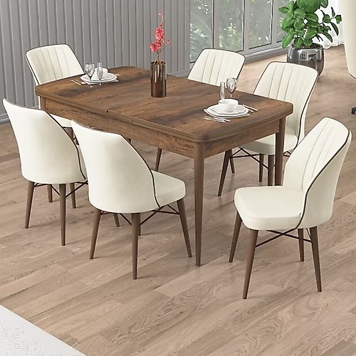 Τραπέζι Δείπνου Με Μηχανισμό Επιμήκυνσης, Uzi , 170/110/78 εκ. All4home