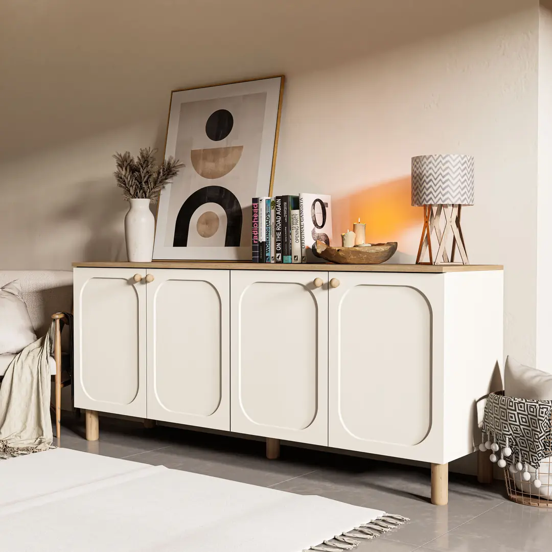 Μπουφές 1700 Monza, Π180xΜ45xΥ79 εκ., All4home