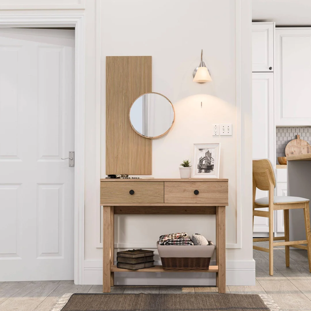 Τουαλέτα με καθρέφτη, 6014 Garda, 90x35x80εκ., All4home