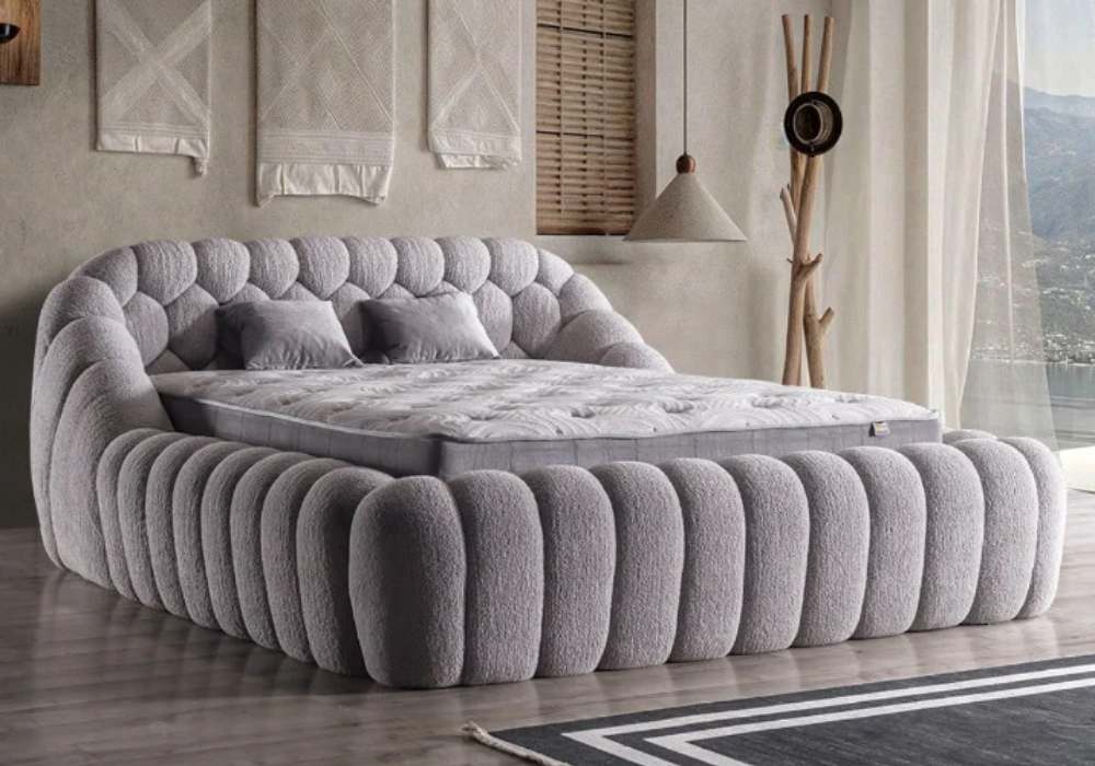 Κρεβάτι υφασμάτινο Graz με αποθηκευτικό χώρο, 120x200 εκ., All4home