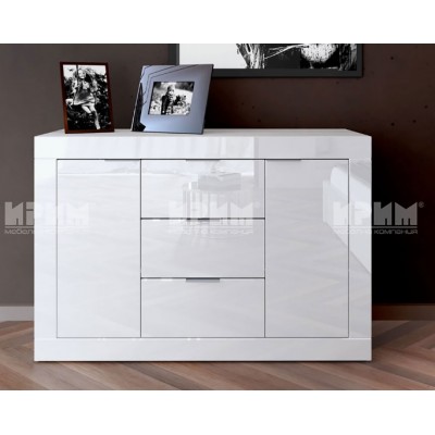 Συρταριέρα με 3 συρτάρια 1213049, 120x45.5x80 εκ., Genomax