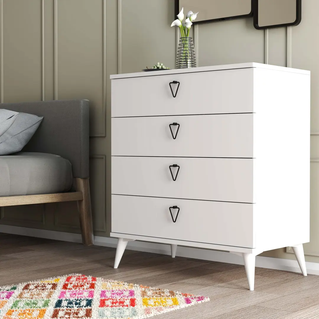 Συρταριέρα 3614 Versace , 80x45x90,8εκ., All4home