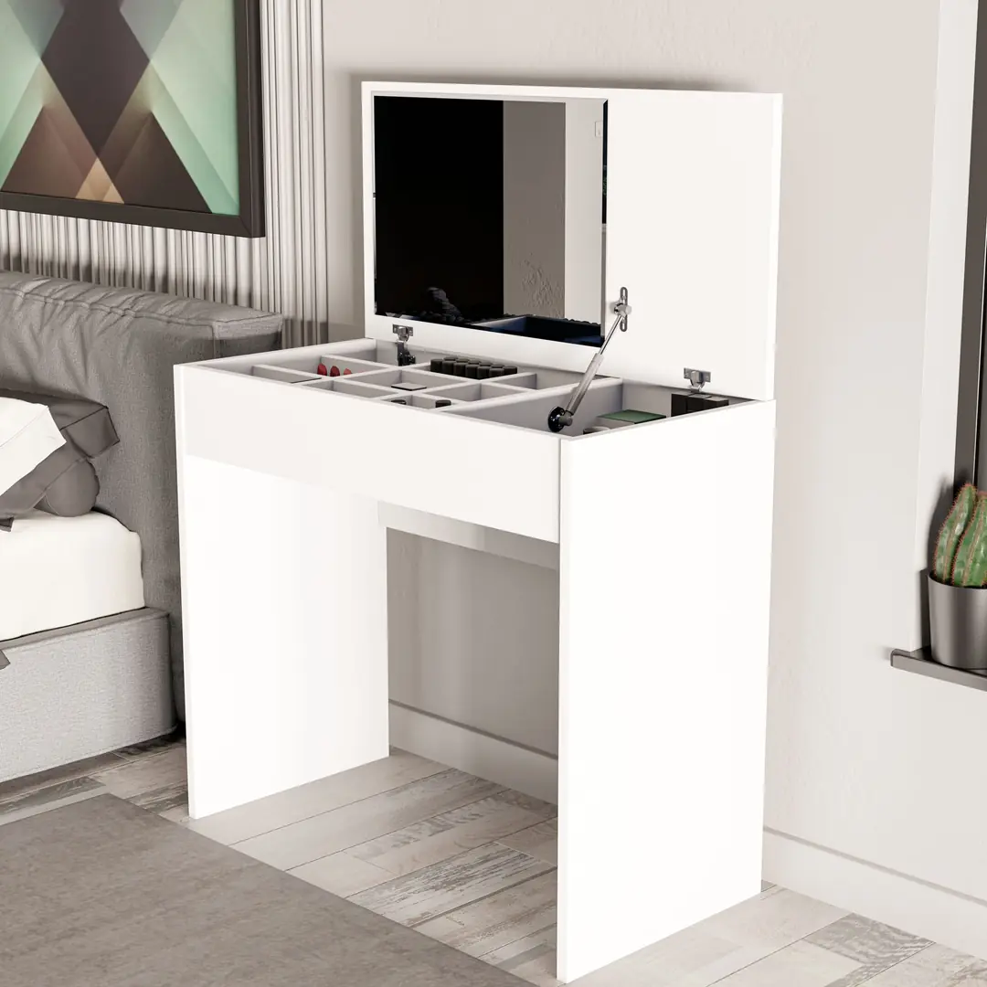 Τουαλέτα με καθρέφτη , 2230 Laila , 80,5 x 45 x 123,20 εκ., All4home