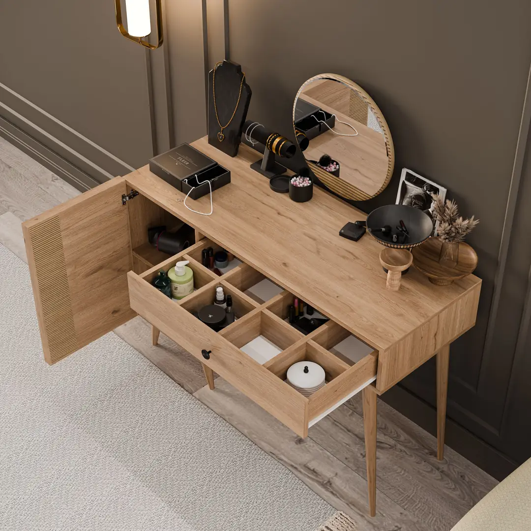 Τουαλέτα με καθρέφτη , 2244 Love , 120 x 45 x 79,50 εκ., All4home