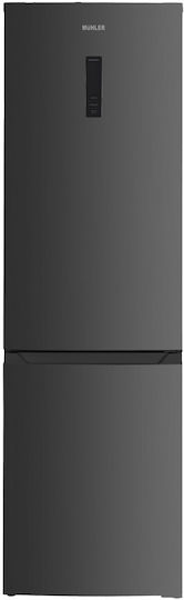 Ψυγειοκαταψύκτης 293lt NoFrost, Υ186xΠ60xΒ60εκ. Inox NFC186IE,Muhler