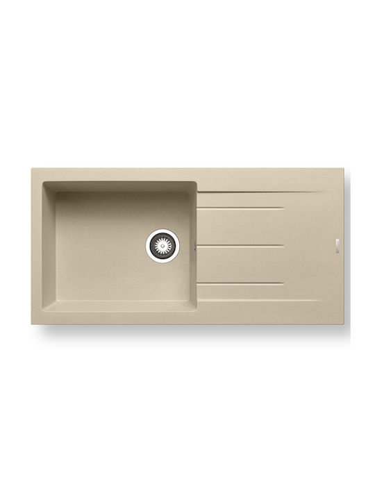 ΝΕΡΟΧΥΤΗΣ PYRAGRANITE ALAZIA 59x50 1B 1D IVORY