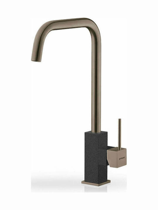 ΜΠΑΤΑΡΙΑ ΚΟΥΖΙΝΑΣ ADELITA PVD COPPER + PEARL BLACK ΑΝΟΞ. ΑΤΣΑΛΙ