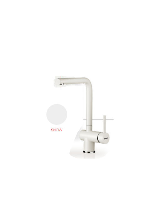 ΜΠΑΤΑΡΙΑ ΚΟΥΖΙΝΑΣ MANDOLIN GRANITE SNOW