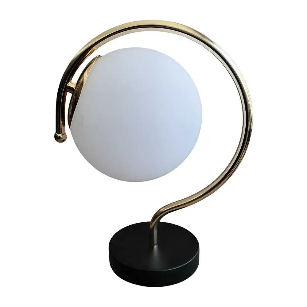 Επιτραπέζιο φωτιστικό – πορτατίφ με λάμπα G9 σε χρυσό γυαλιστερό χρώμα Serenity 12