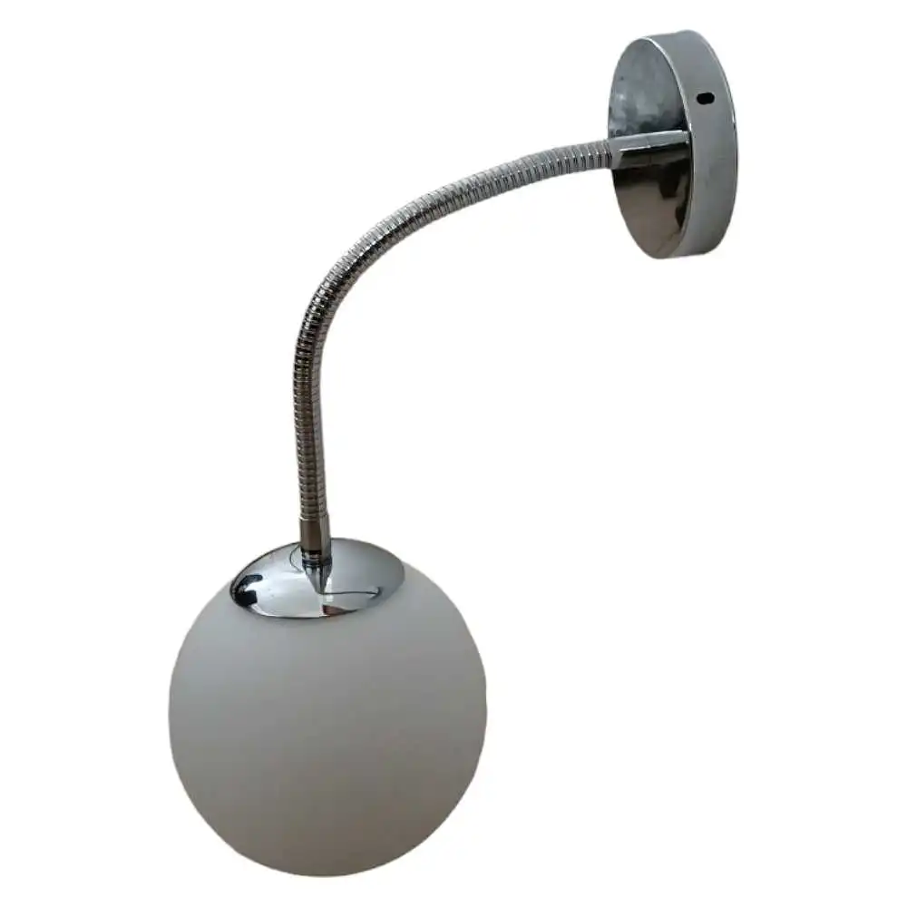 Φωτιστικό τοίχου - απλίκα Serenity 40 με 1 λάμπα G9 σε ασημί χρώμα