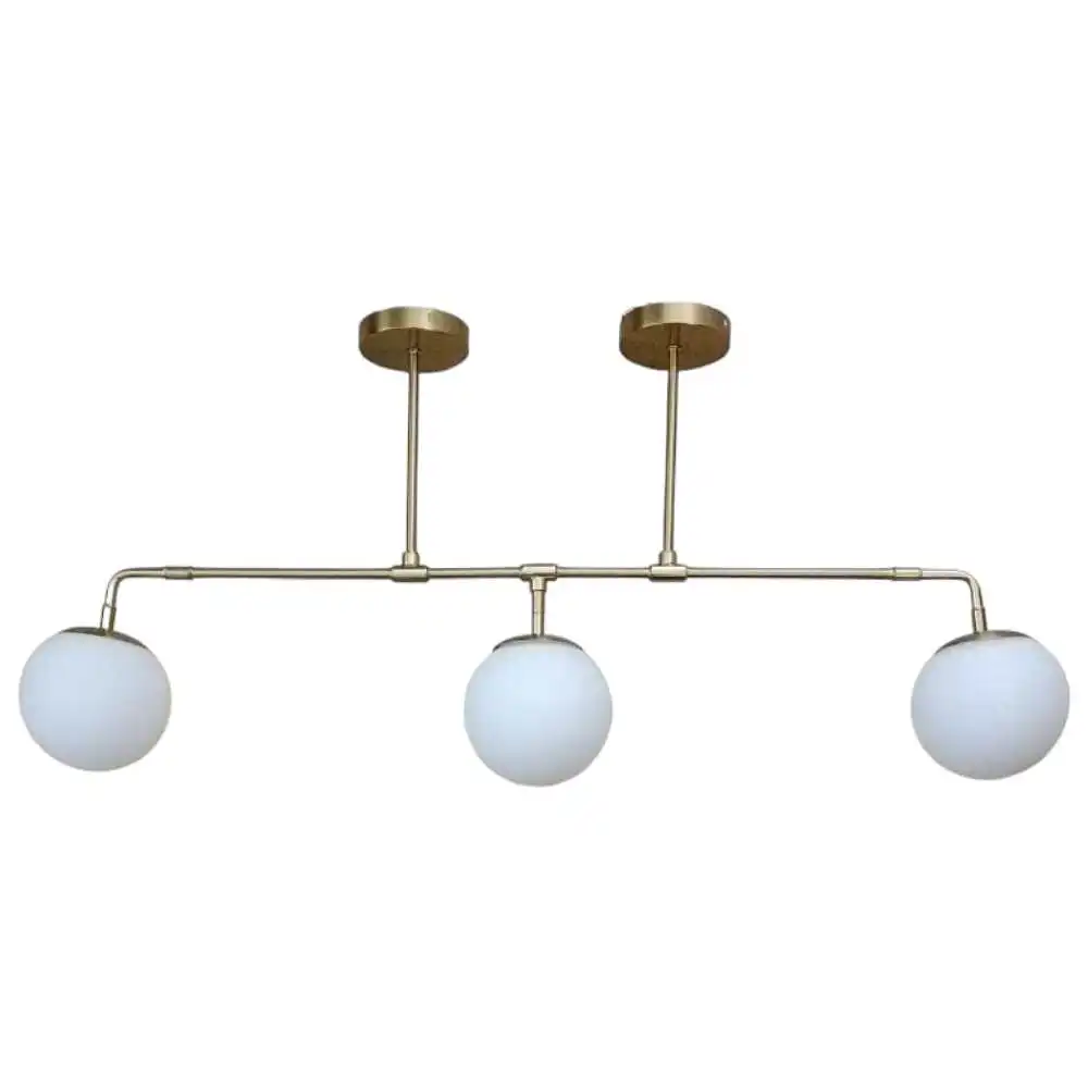 Κρεμαστό φωτιστικό οροφής πολύφωτο 3 λάμπες G9 σε χρυσό ματ χρώμα Serenity 41