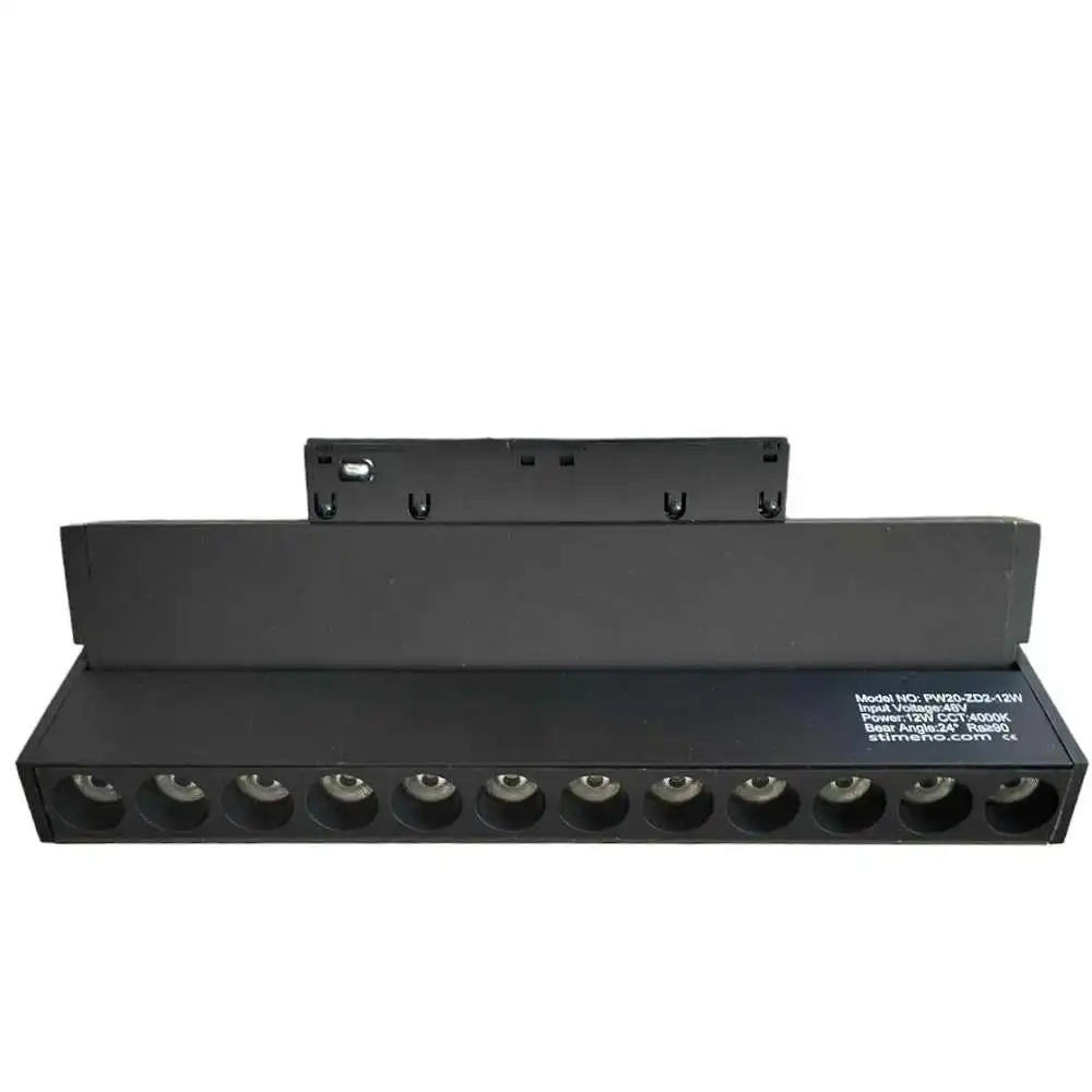 Γραμμικό Φωτιστικό Μαγνητικής Ράγας Χωνευτό πτυσσόμενο LED 12W 48V