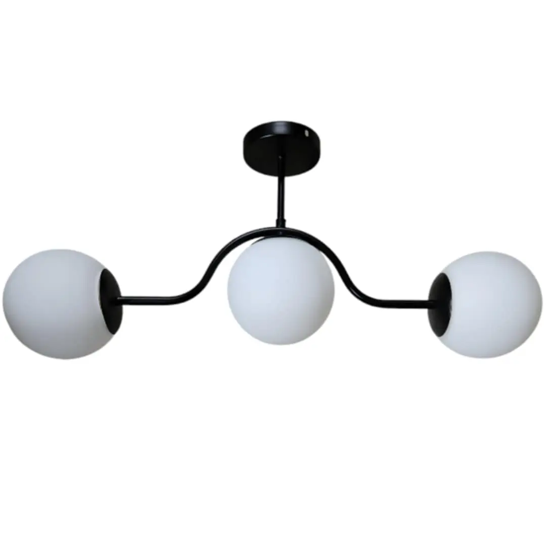 Κρεμαστό φωτιστικό οροφής με 3 μπάλες και λάμπα g9 serenity 71