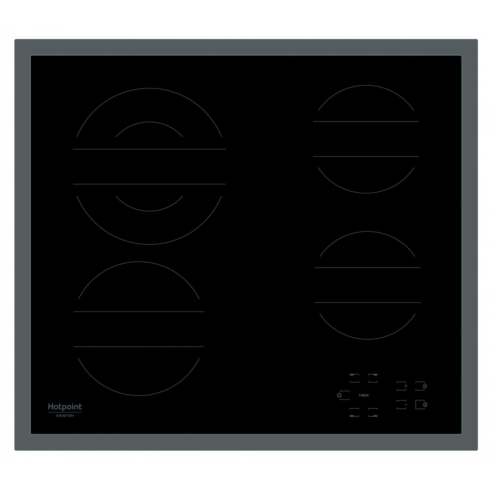 Εντοιχιζόμενη Κεραμική Εστία Hotpoint-Ariston HR 642 X CM