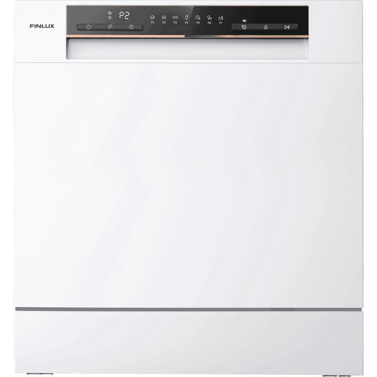 Πλυντήριο Πιάτων Ελεύθερο για 8 Σερβίτσια Π55xY59.5εκ,. WQP8 WHITE, Finlux