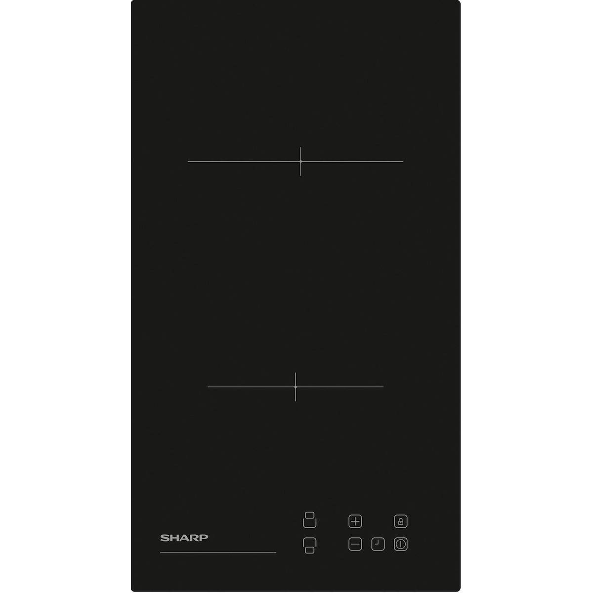 Κεραμική Εστία Αυτόνομη με Λειτουργία Κλειδώματος KH-3V19NT0K-EU 29x52εκ. Domino Sharp