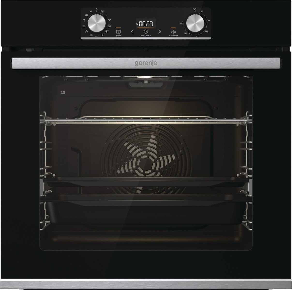 Pyramis Φούρνος άνω Πάγκου χωρίς Εστίες ,BPSX6737E13BG ,77lt, Μαύρος , Gorenje, 34019401