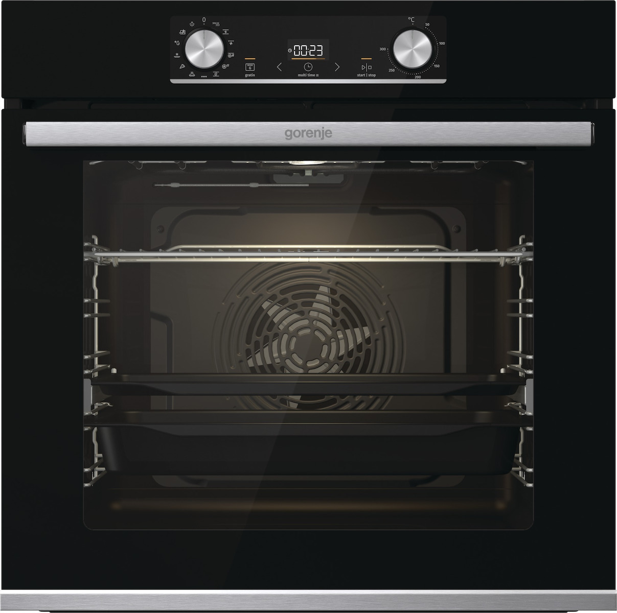 Pyramis Φούρνος άνω Πάγκου χωρίς Εστίες ,BOSX6737E13BG ,77lt, Μαύρος , Gorenje, 34019201