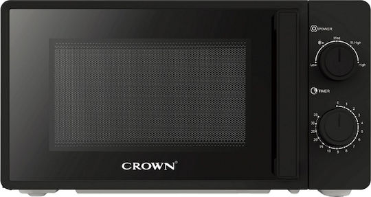 Φούρνος Μικροκυμάτων 20lt Μαύρος, CDMO-2065B, 700 W, Crown