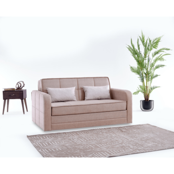 Διθέσιος Καναπές-κρεβάτι Dafne , Νο 06-003, Μπέζ , All4home