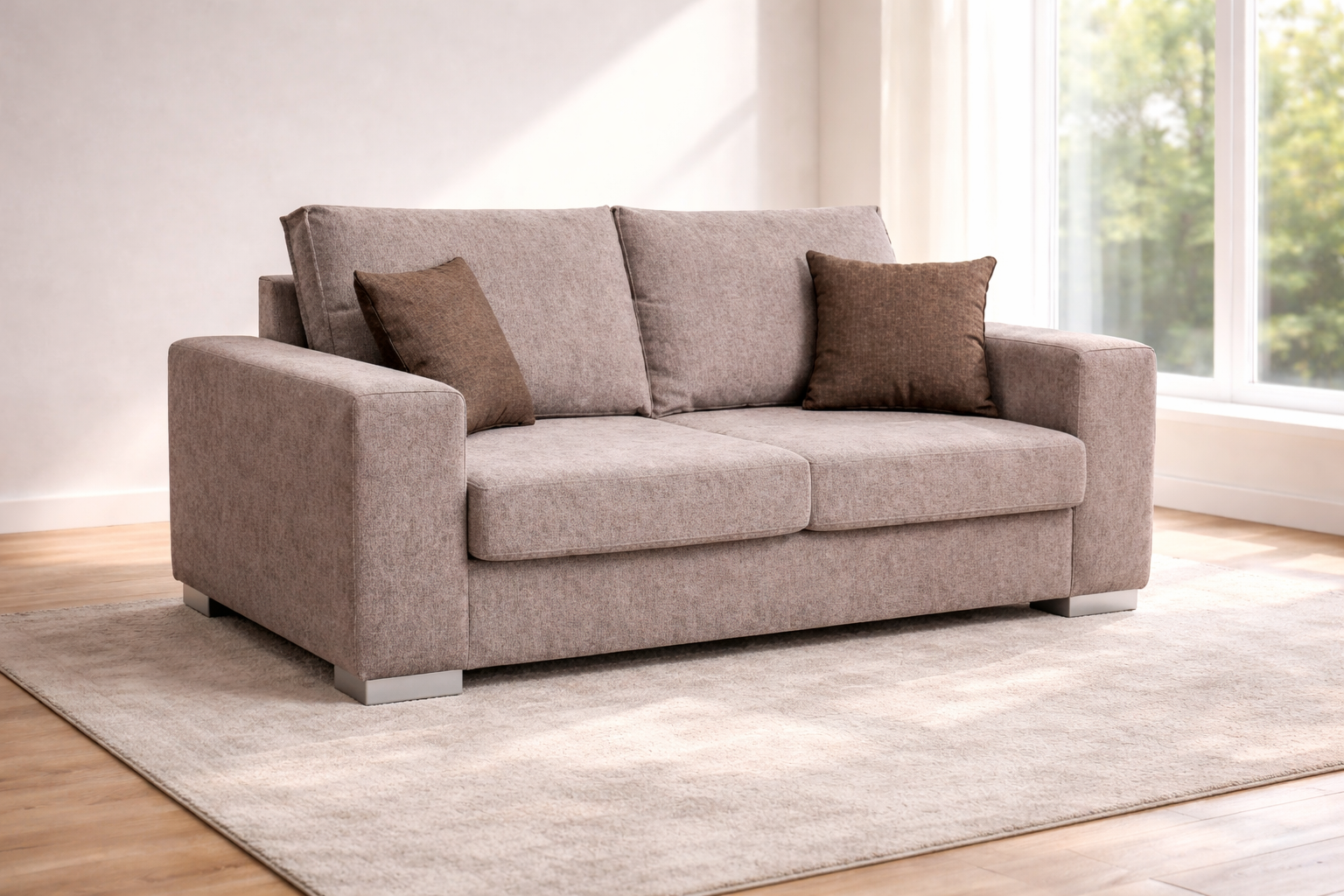 Καναπές διθέσιος Sonia, 85x170εκ, Silk