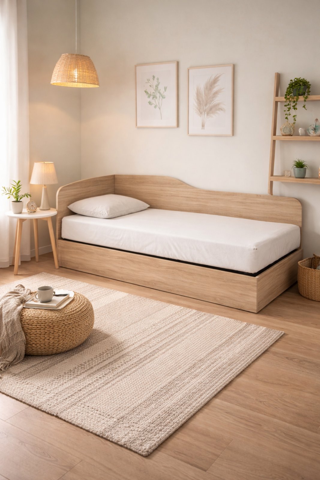 Κρεβάτι - Καναπές με ΔΩΡΟ μηχανισμό ανύψωσης, Onda Σόνομα, 82/190 - Στρώμα με βάση Simo , με ελατήρια, Genomax