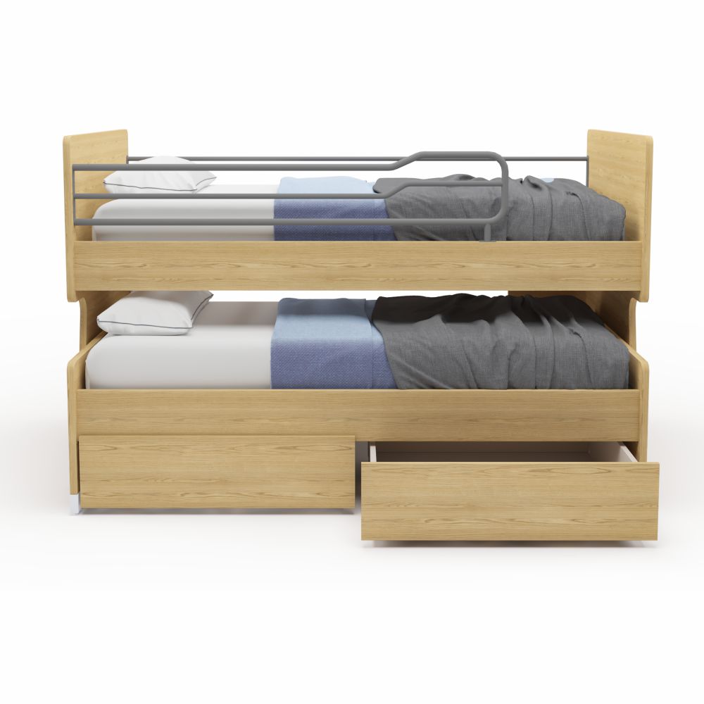 Κουκέτα με συρταρια Obin elm intra 9322, 90/200, All4home