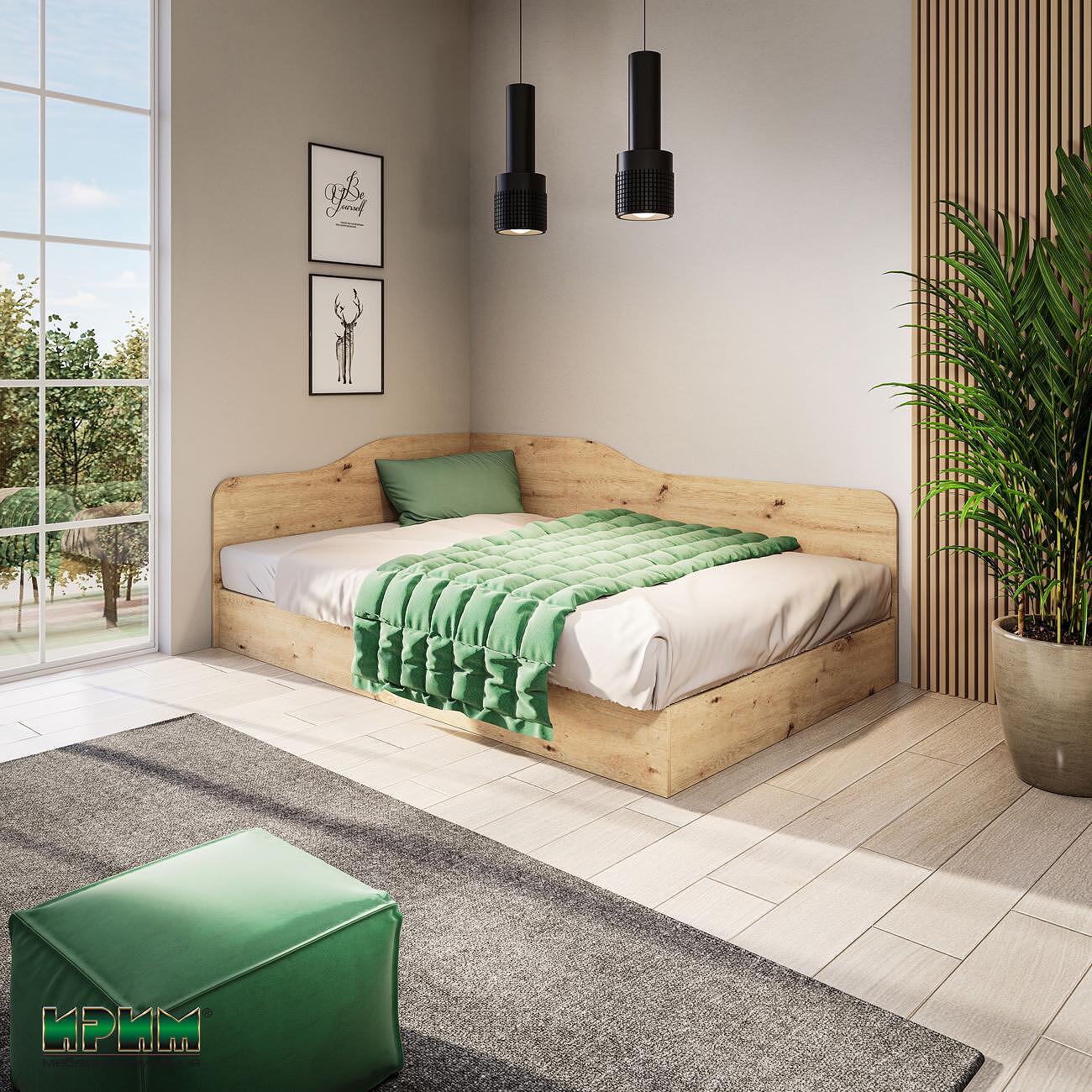 Κρεβάτι ημίδιπλο 1212009 Σόνομα, 120/190, Genomax - Στρώμα ορθοπεδικό με βάση