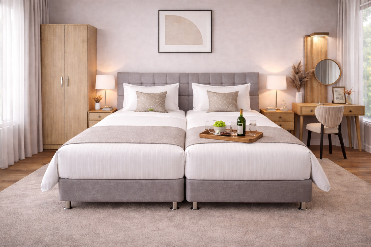 Σετ Κρεβατοκάμαρας 7 Τεμαχίων, Hotelia , All4home