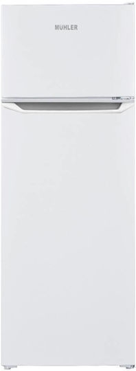 Ψυγείο Δίπορτο 240lt Υ165.5xΠ55xΒ58εκ. Λευκό SUF166WE ,Muhler