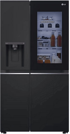 Ψυγείο Ντουλάπα 635lt Total NoFrost Υ179xΠ91xΒ73.5εκ. Μαύρο GSGV80EPLD, LG